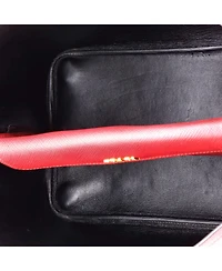 Pre-Owned Prada Large Cuir Double Tote Saffiano Leather