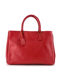 Pre-Owned Prada Large Lux Open Tote Saffiano Leather