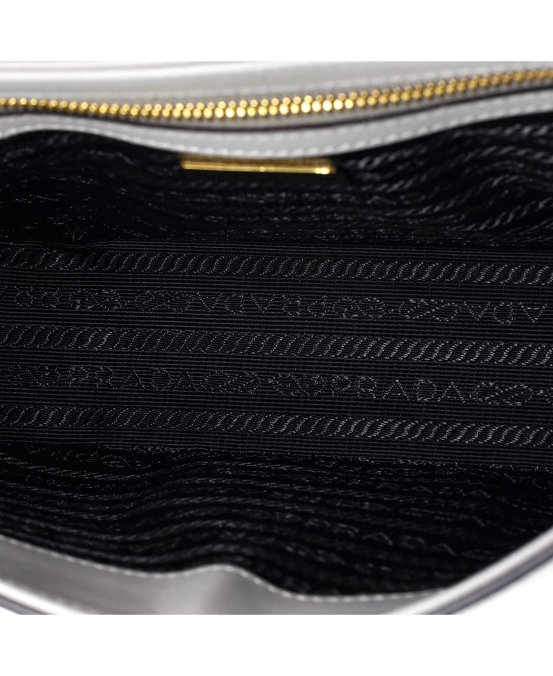 Pre-Owned Prada Small Embleme Flap Bag Saffiano Leather