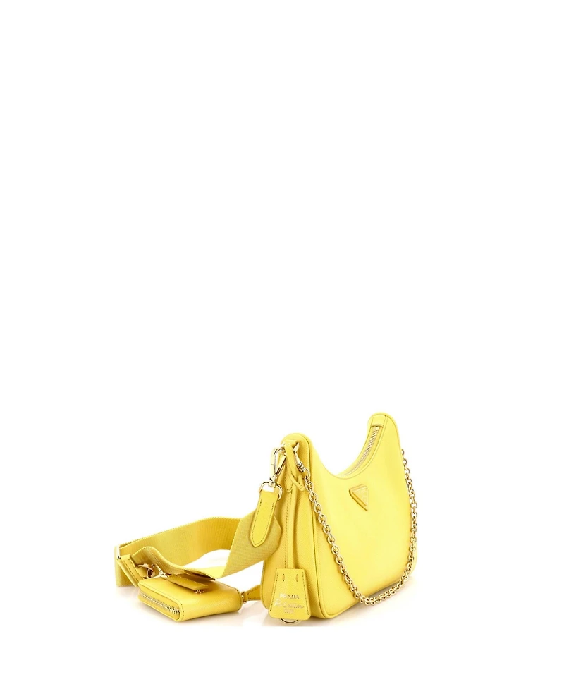 Pre-Owned Prada Small Re-Edition 2005 Shoulder Bag Saffiano Leather