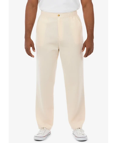 KingSize Men's Big and Tall Classic Linen Pants