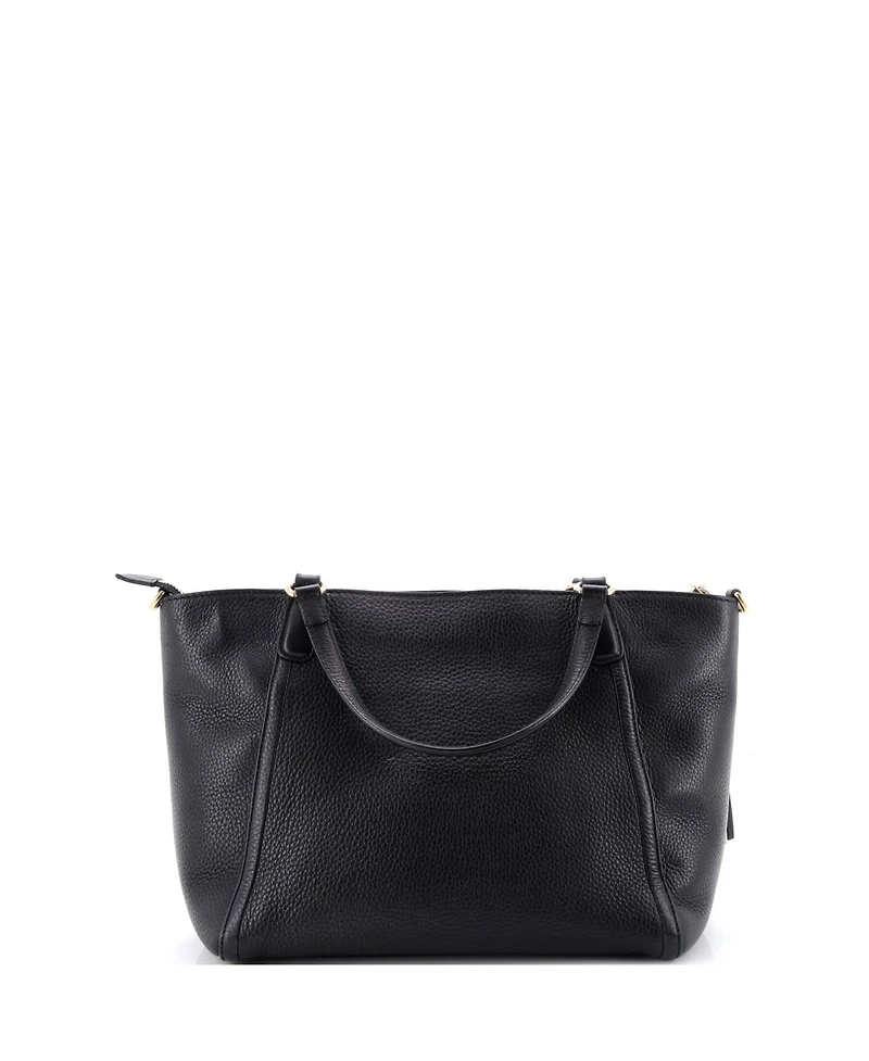 Pre-Owned Gucci Small Soho Convertible Top Handle Bag Leather