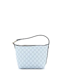 Pre-Owned Gucci Super Mini Ophidia Zip Shoulder Bag Gg Coated Canvas