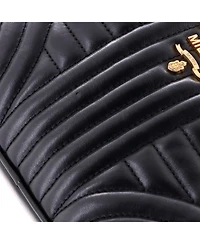 Pre-Owned Prada Small Camera Bag Diagramme Quilted Leather