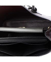 Pre-Owned Prada Medium Cuir Double Tote Saffiano Leather