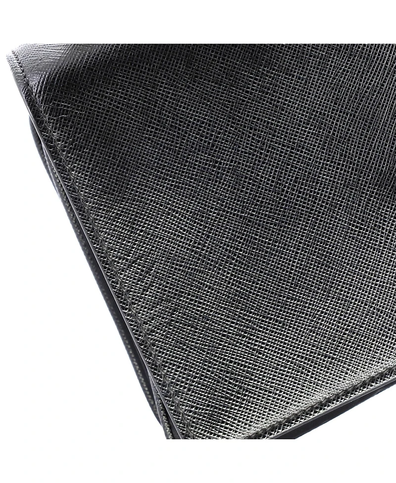 Pre-Owned Prada Medium Chain Flap Crossbody Bag Tessuto and Saffiano Leather
