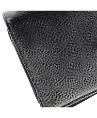 Pre-Owned Prada Medium Chain Flap Crossbody Bag Tessuto and Saffiano Leather