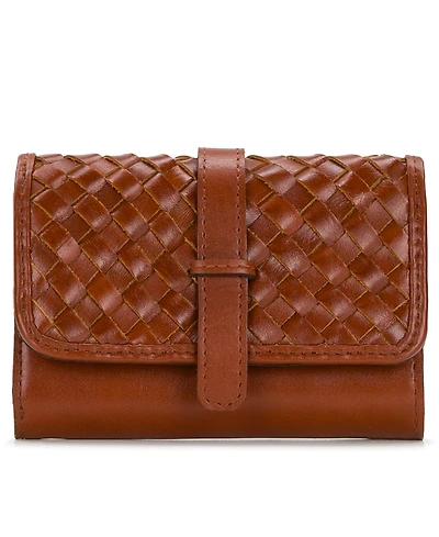 Patricia Nash Perla Trifold Leather Wallet