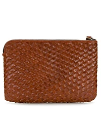 Patricia Nash Leisha Zippered Leather Wristlet