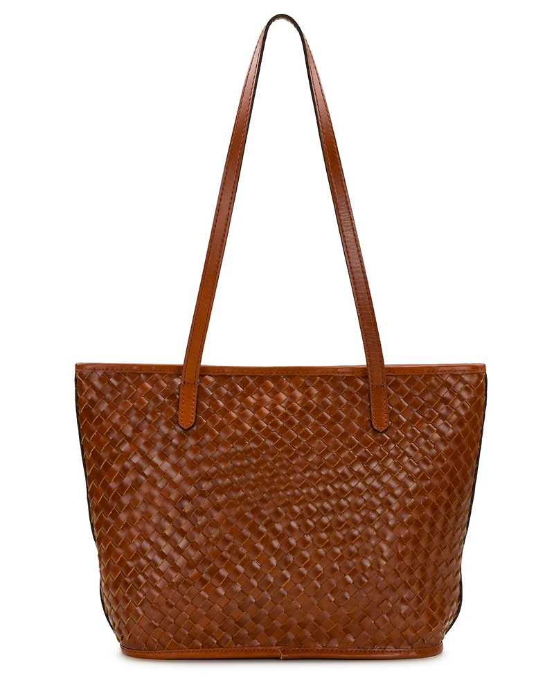 Patricia Nash Emmie Medium Leather Tote Handbag