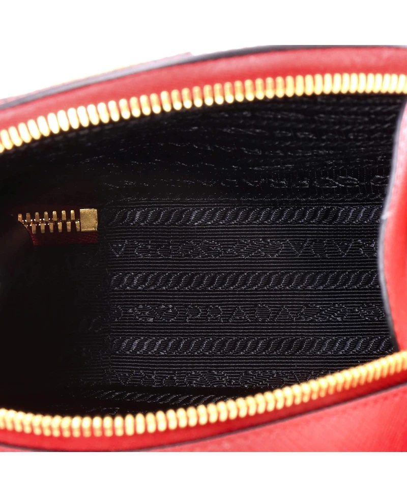 Pre-Owned Prada Mini Odette Zip Backpack Saffiano Leather