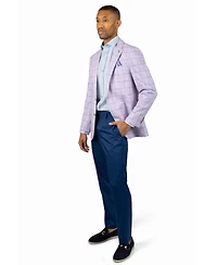 Tailorbyrd Men's Melange Windowpane Sport Coat