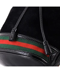 Pre-Owned Gucci Small Ophidia Bucket Bag Suede