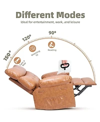 gaomon Oversized Manual Recliner Sofa Chair for Living Room, Bedroom