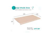 Aecojoy 16'x10' Manual Retractable Awning Sun Shade, Patio Canopy