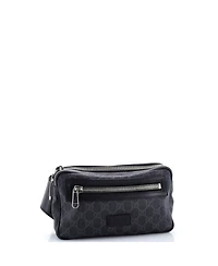 Pre-Owned Gucci Small Soft Zip Belt Bag Gg Coated Canvas