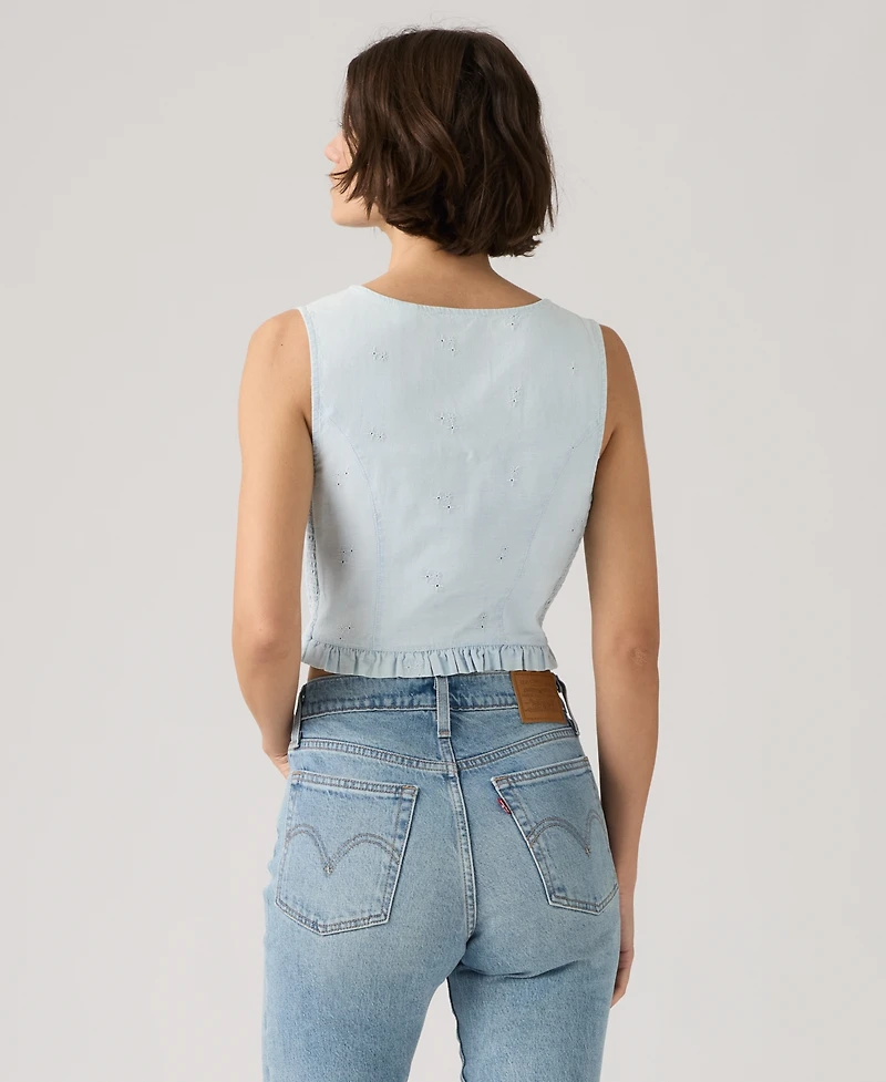 Levi's Women's Teagan Mini Eyelet Blouse