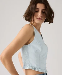 Levi's Women's Teagan Mini Eyelet Blouse