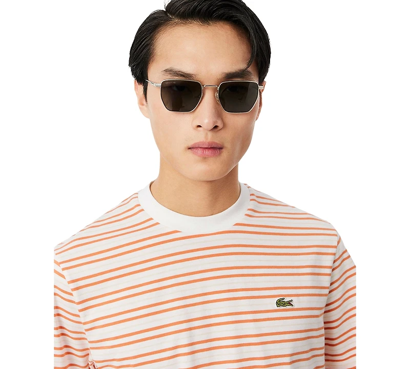 Lacoste Men's Striped Short-Sleeve T-Shirt