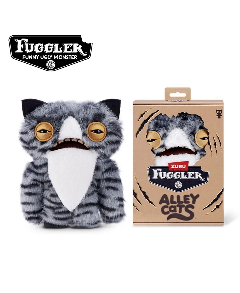 Fuggler Alley Cats Wide Eyed Cat 9 Inch Plush Toy