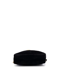 Pre-Owned Gucci Small Gg Marmont Shoulder Bag Matelasse Velvet