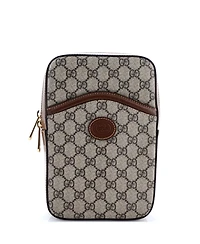 Pre-Owned Gucci Small Interlocking G Patch Sling Bag Gg Coated Canvas