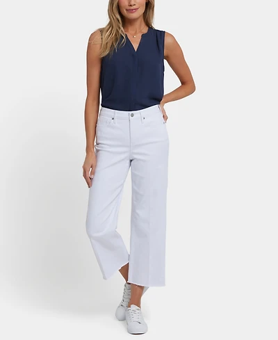 Nydj Women's Coco Relaxed Wide-Leg Crop Jeans