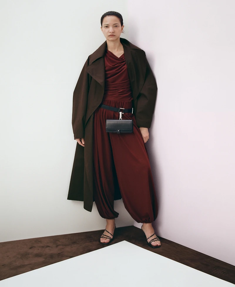 Mango Women's Mid-Rise Balloon Pants