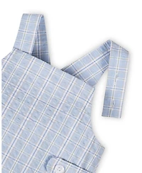 Hope & Henry Baby Organic Seersucker Overall One Piece