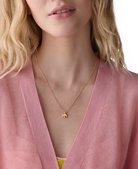 kate Spade new york Gold-Tone Brass Enamel Mini Pendant Necklace