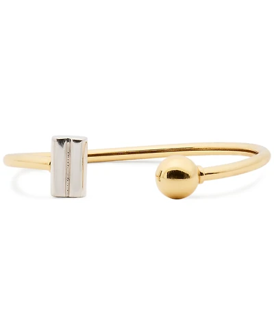 kate spade new york Two-Tone Plated Geo Pop Flex Cuff Bracelet