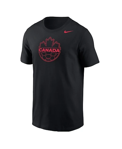 Nike Men's Black Canada Soccer Crest T-Shirt