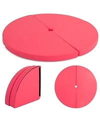 Hongge Pole Dance Crash Mat Round Portable Yoga Mat with Epe Foam