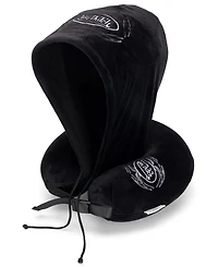 Von Dutch Pinstripe Hooded Memory Foam 11" Travel Neck Pillow