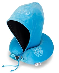 Von Dutch Pinstripe Hooded Memory Foam 11" Travel Neck Pillow