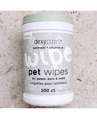 Dexypaws Pet Wipes: Oatmeal & Vitamin E