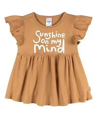 Gerber Baby Girls 3-Piece T-Shirts and Shorts, Usa, 24 Months