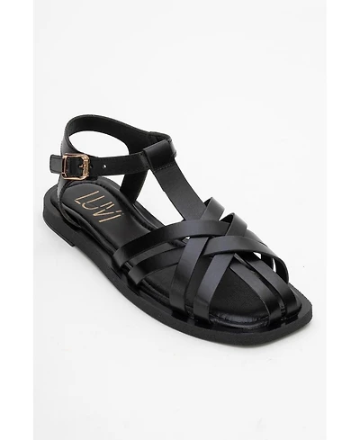 Forever & Always Shoes Women's Andres Leather Sandal