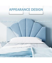 gaomon Platform Bed Frame with Height Adjustable Headboard, Stable Metal Frame, Wood Slats, Easy Assembly