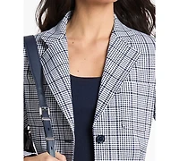 Michael Kors Women's Notch Collar Fitted Blazer