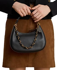Lauren Ralph Lauren Small Leather Shoulder Handbag