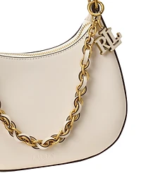 Lauren Ralph Small Leather Shoulder Handbag