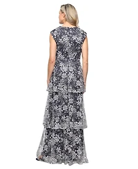 Alex Evenings Women's Embroidered Sweetheart Neck Ball Gown