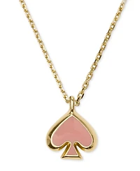 kate Spade new york Gold-Tone Brass Enamel Mini Pendant Necklace