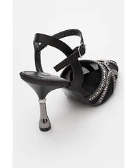 Prologue Shoes Women's Volby Embellished Pointed Toe Pump