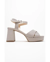 Prologue Shoes Women's Lisbon Platform Block Heel Sandal