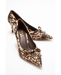 Prologue Shoes Women's Camden Bow Pointed Toe Pump