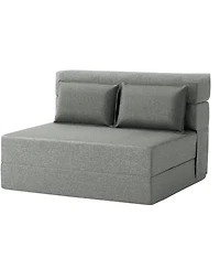 gaomon 4-in-1 Folding Sofa Bed Chair Bed, Convertible Sleeper with Pillow, Large