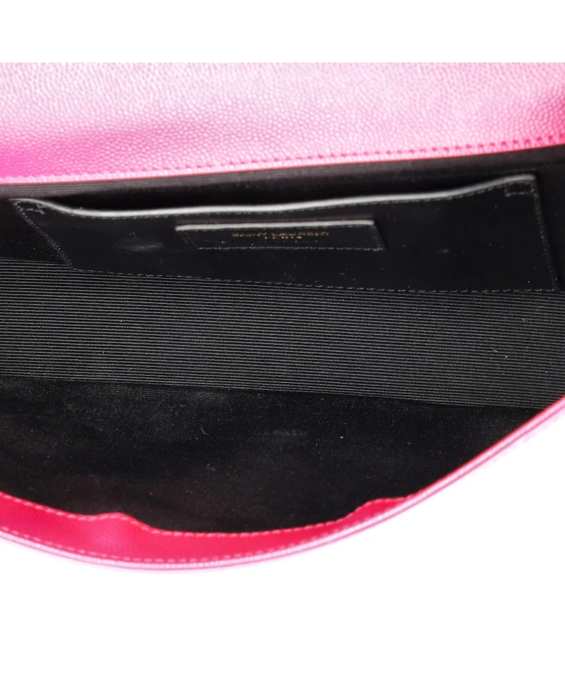 Pre-Owned Saint Laurent Long Classic Monogram Clutch Leather