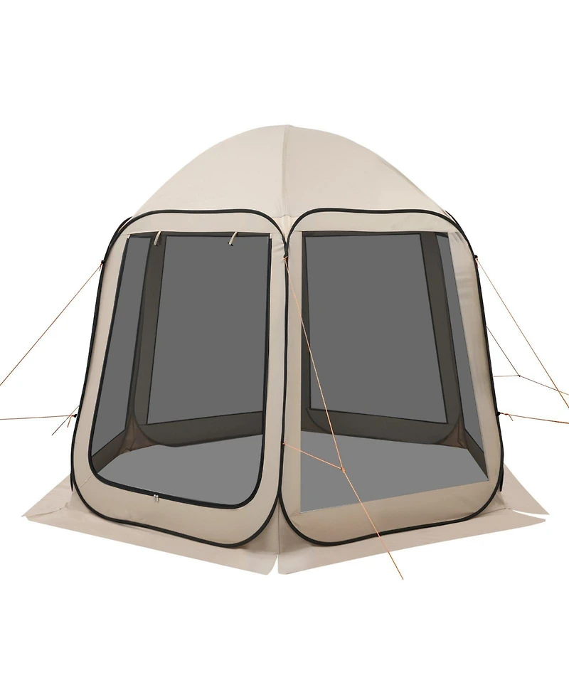 Mecale Pop-Up Screen House Tent for 4-8 People